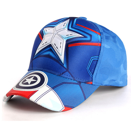 Foreign trade children's hats European and American three-dimensional cartoon Spider-Man boys' hats spring duck-tongued baseball caps wholesale