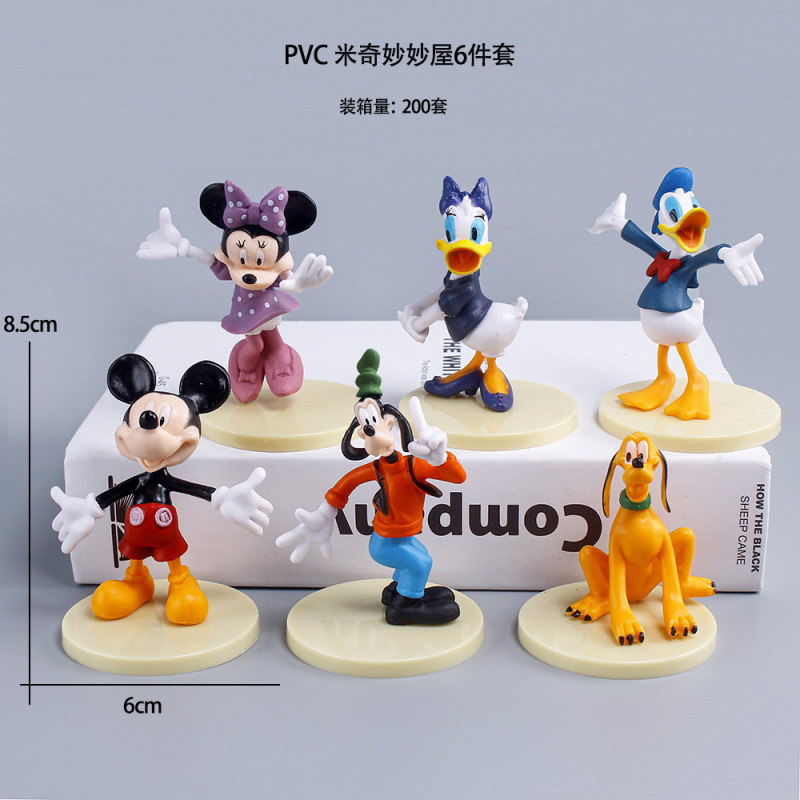 ミッキーマウスミッキーミニーフィギュアウェディングドレスバレンタインデーケーキデコレーションギフトホームデコレーション車の人形|undefined