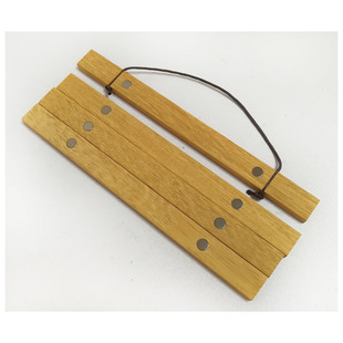 North American Popular Wooden Magnet Hanging Picture Clip Creative Magnetic Poster Clip Wooden Frame DIY Solid Wood Hanging Scroll Picture Frame