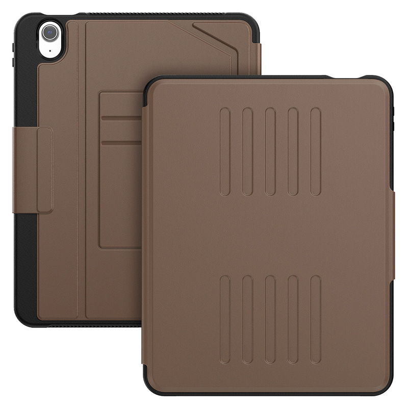 Cross-border applicable 2024iPad Air11 notebook leather case Pro13 multi-gear bracket flat protective case