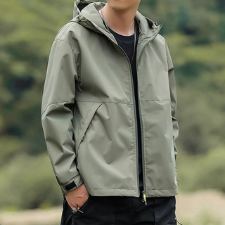 夹克新品户外百搭潮流冲锋衣外套新款男士时尚登山外套户外运动服