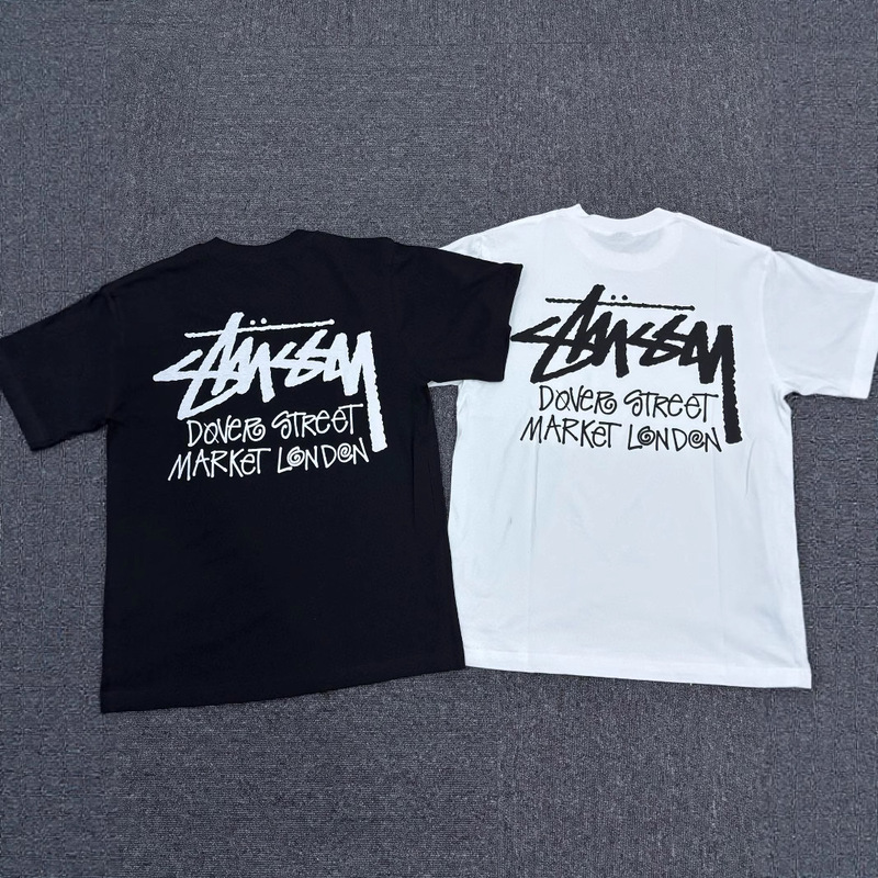 夏スティス スティス 2025 新しいメンズとレディース半袖 Tシャツメンズルーズヘビーウェイト高品質 Tシャツプリント|undefined