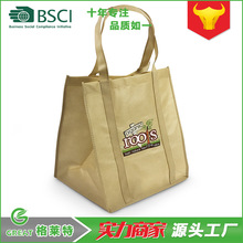 100G无纺布袋 广告礼品包装袋丝印logo 超市促销宣传袋环保购物袋