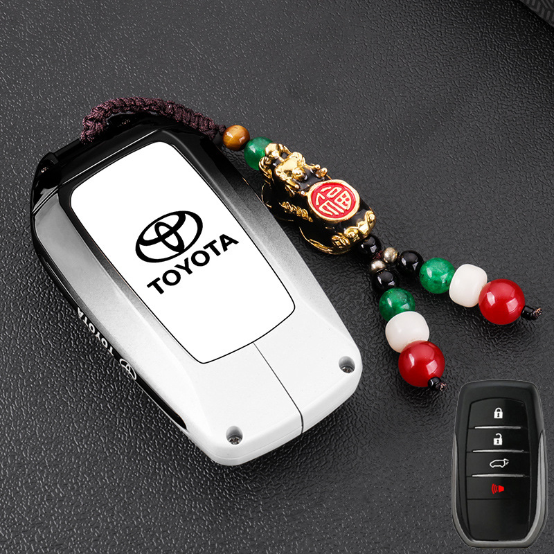Suitable for Toyota Key Cover Chr Hilux Fortuner Cooluze Camry Corolla Rav4 Highlander