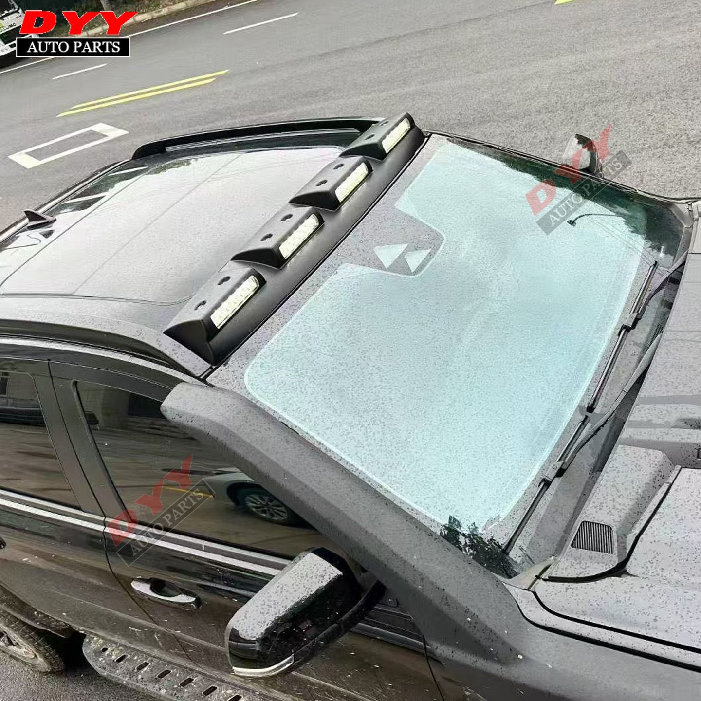Aplicable a través de la frontera 23 + nuevo tipo de pickup AMAROK techo luz Amarok techo LED cuatro ojos foco especial T9