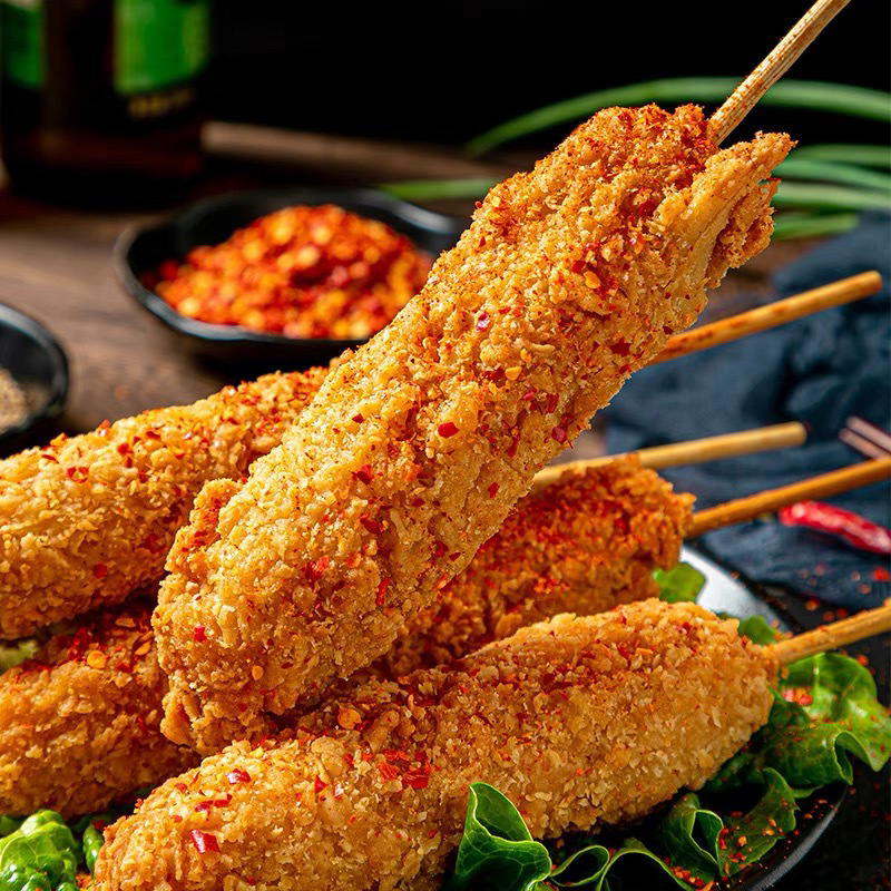 Master Guo's Chicken Skewers 10 Skewers Chicken Skewers Barbecue Fried Internet-Famous Snack Stall Commercial Frozen Semi-Finished Ingredients