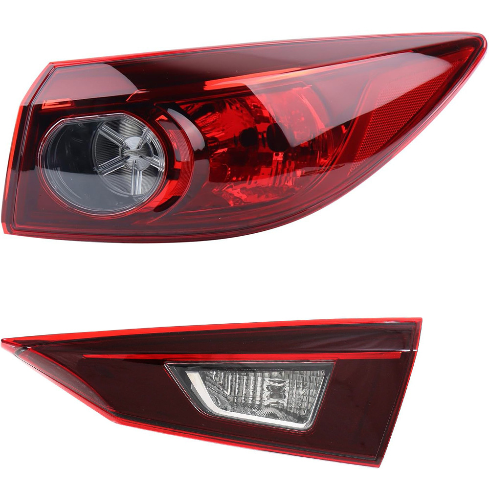 Suitable for Mazda 3 14-18 Models Rear Tail Light Semi-Assembly, Brake Light, Reverse Light, Turn Signal Light