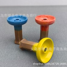 跨境货源阿拉伯水烟配件硅胶陶瓷烟锅头烟膏碗耐高温封釉陶瓷头