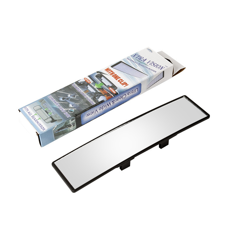 High-Definition Car Interior Rearview Mirror, Car Interior Reversing Rearview Mirror, Large Field of View, Wide-Angle Mirror, High-Definition Curved Glass Reflection