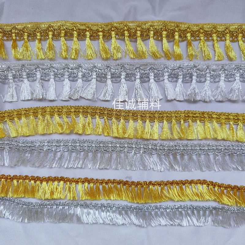 Accessory with tassels, accessories, gold and silver, DIY, 3-6cm