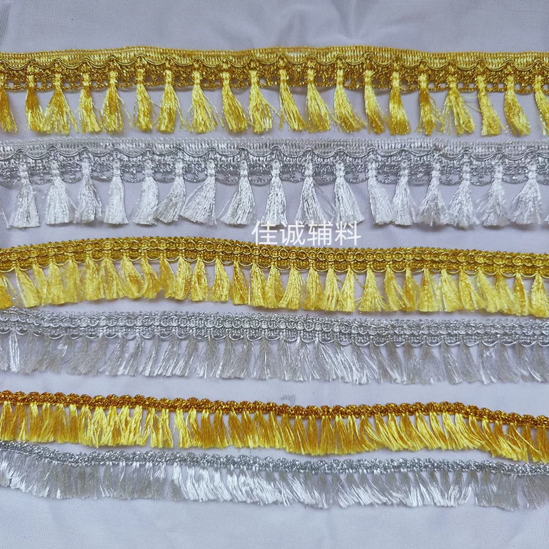 Accessory with tassels, accessories, gold and silver, DIY, 3-6cm