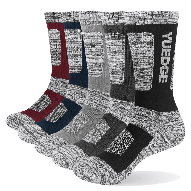 YUEDGE Explosive Outdoor Sports Socks Combed Cotton Long Tube Towel Bottom Hiking Socks Hiking Socks Hiking Socks