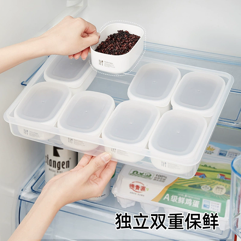 Container, storage box, lunch box, set