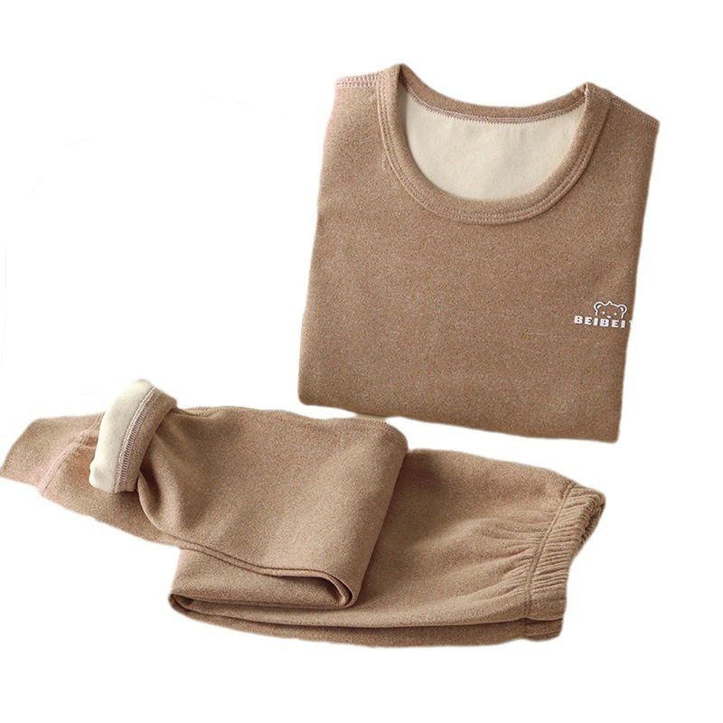 Ropa interior infantil conjunto de chaqueta de terciopelo chaqueta de otoño para niños pantalones de otoño para niñas pijamas ropa para el hogar ropa de bebé al por mayor