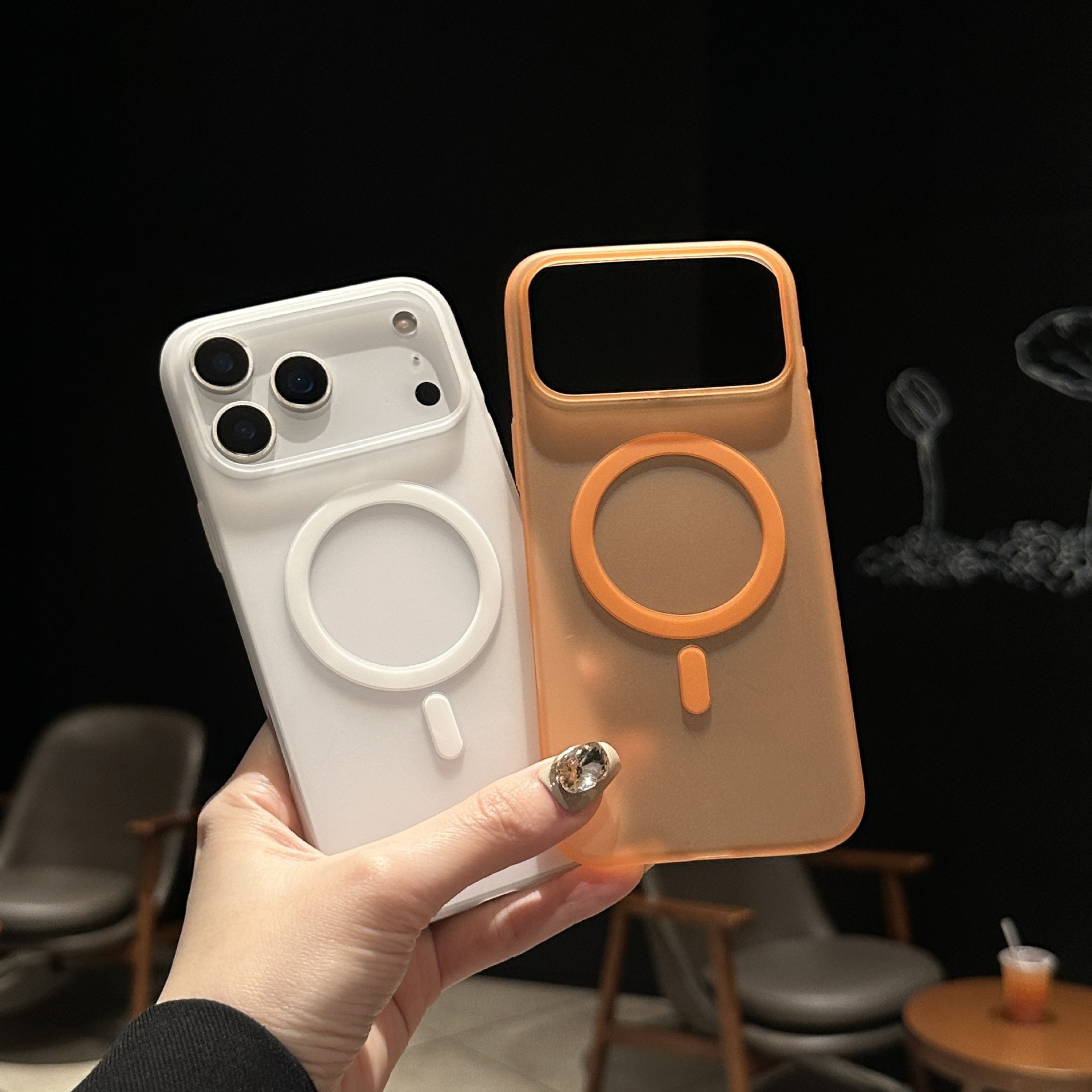 Geeignet für 17Pro Magnetic Matte Phone Case IPhone Air Einfache Schutzhülle 17 Pro Max Ultradünn_voghion.com