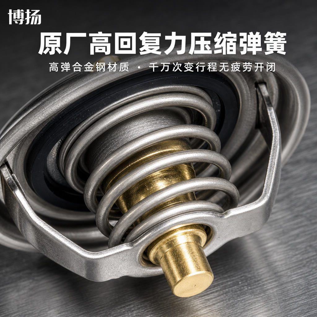 07K121113B car thermostat, suitable for Volkswagen Beetle, Jetta, and Golf 2.5L models, used for cooling temperature regulation