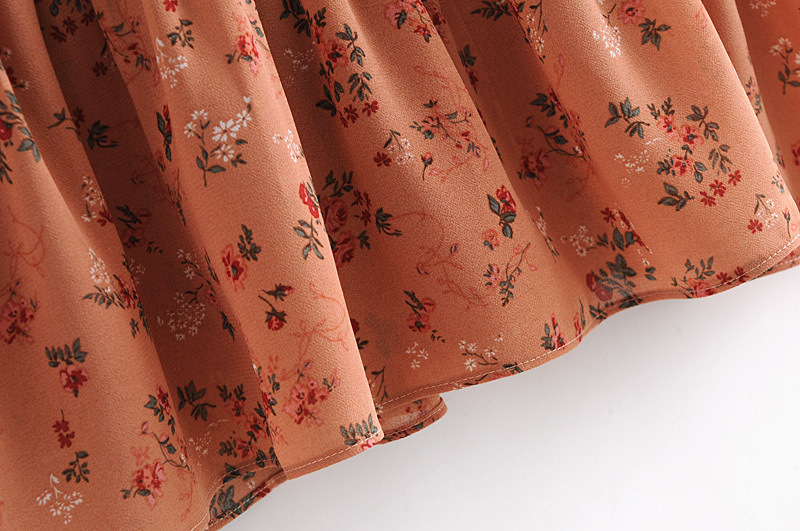 Floral Print Slim Strap Dress NSAM20622