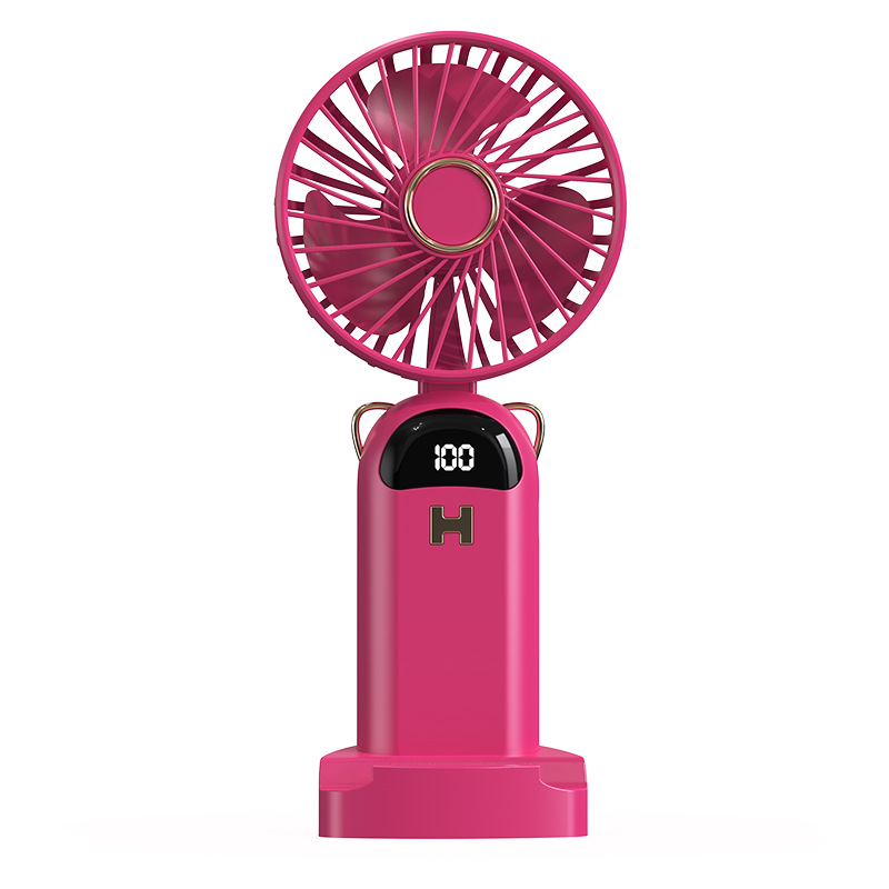 Nuevo ventilador de mano de dibujos animados, ventilador pequeño de carga usb de dibujos animados, ventilador de escalada silencioso portátil, mini viento