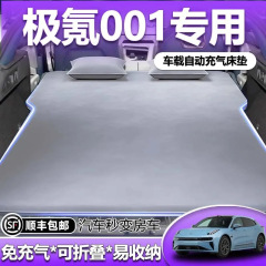 适用于zeekr极氪001专用车载充气床垫后排睡垫后备箱睡觉神器汽车