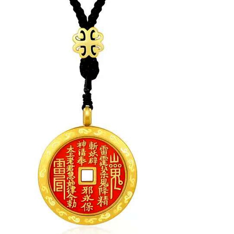山の精霊花朱砂魚門純銅安全ペンダントキーホルダーペンダントネックレス車のペンダント卸売|undefined