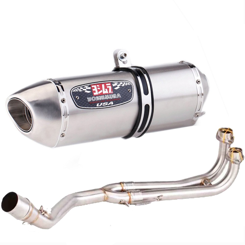 Tmax Scooter Modified Front Exhaust Pipe Stainless Steel Suitable for Tmax500/Tmax530 08-16