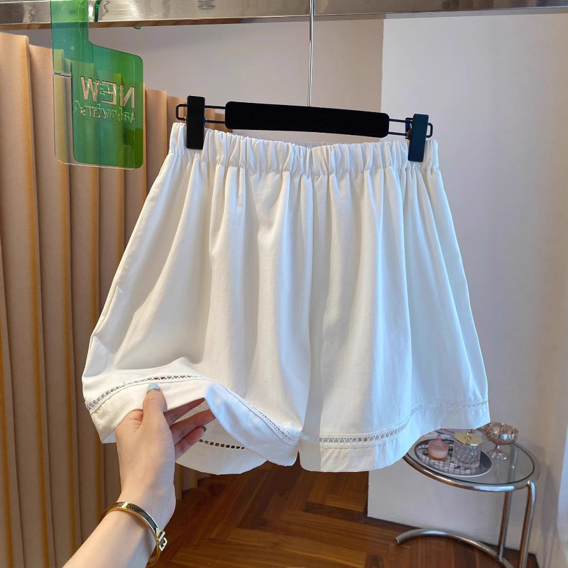 Plus Size 120kg High-End Women's Summer Shorts New Loose Casual Wide-Leg Pants Versatile Hot Pants Plus Size 120kg High-End Women's Summer Shorts New Loose Casual Wide-Leg Pants Versatile Hot Pants