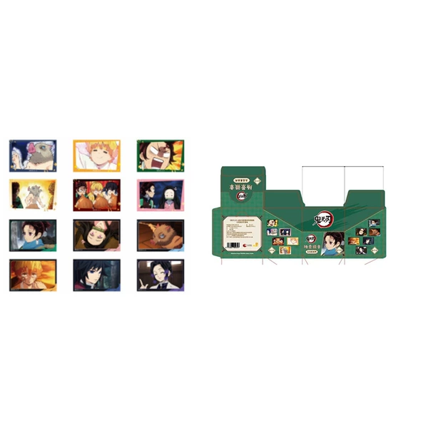 [《鬼灭之刃全集中展》限定场景徽章盲盒【12入/盒】]