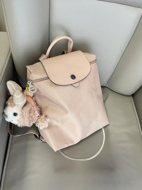 フランス Longxiang バッグバックパック女性のファッション折りたたみ大容量旅行 Longxiang バックパックカジュアル通勤スクールバッグ|undefined