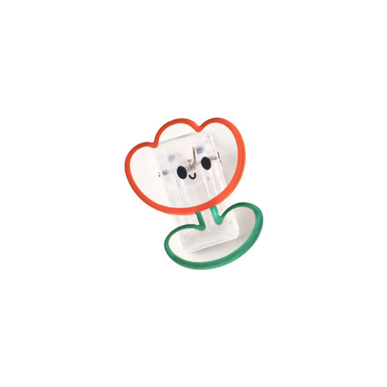 Cartoon Acrylic Clip Cute ins Girl's Heart Snack Seal Clip Student Test Paper Sorting Notes Message Clip