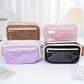 12层9层大容量笔袋5层文具盒高颜值女孩文具小学生铅笔盒自由组合