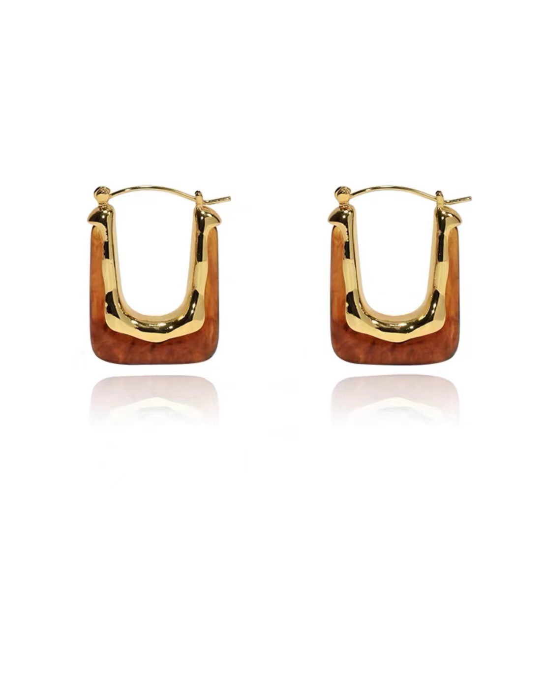 Orecchini pendenti rétro verdi orecchini eleganti design donna_voghion.com