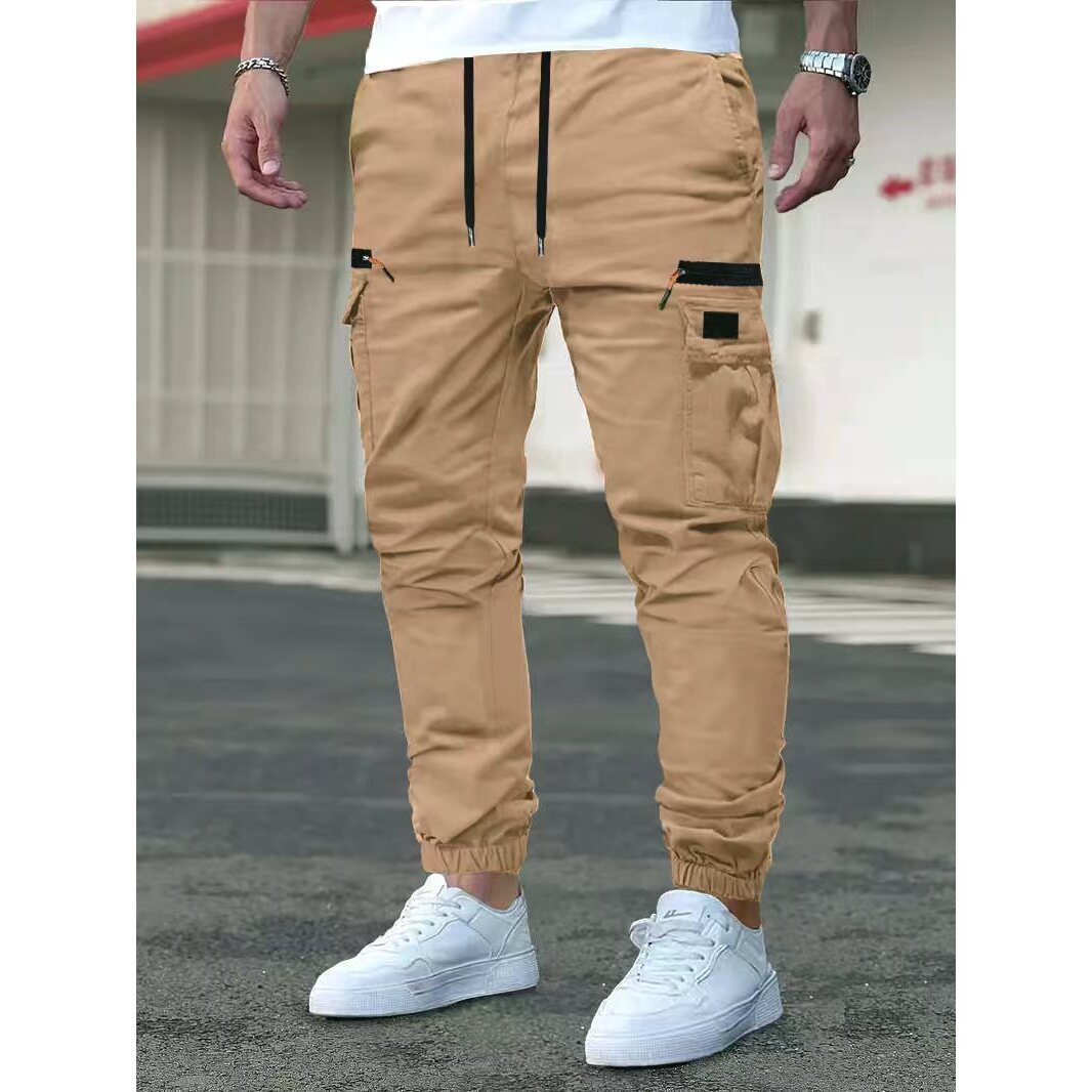 Cross-Border Men's Pants, Four-Season Style, 160g Thickened European Size, American-Style Casual Pants, Jogger Pants, Four-Season Style Cross-Border Men's Pants, Four-Season Style, 160g Thickened European Size, American-Style Casual Pants, Jogger Pants, Four-Season Style