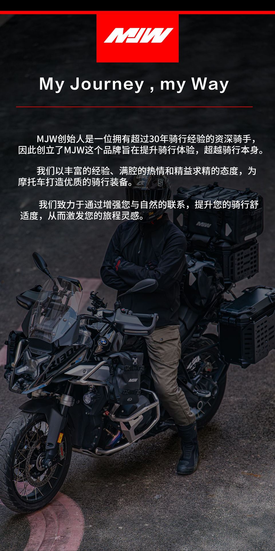Motorcycle Mjw45L55L New Model Bm Lock First-Generation Armor Pro Aluminum Alloy Tail Box Quick-Release Travel Toolbox