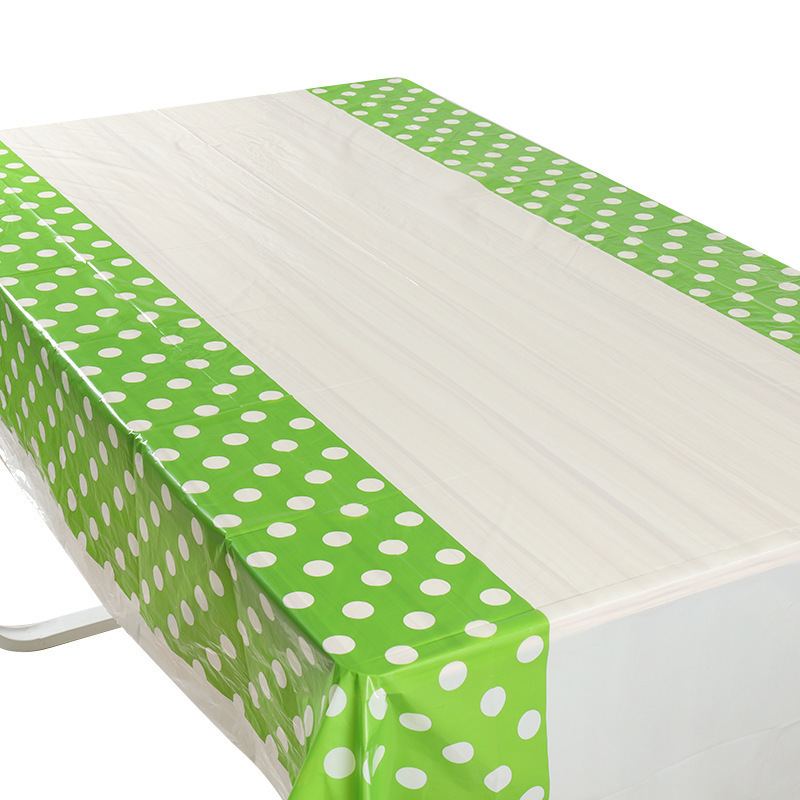 Mantel de Fiesta Desechable de PE Rectangular para Cumpleaños, Decoración de Picnic, Mantel de Plástico de una Sola Pieza con Diseño Temático