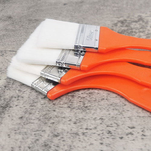 Brush for water-based paint Polyester fiber paint brush Fine-bristled brush Water-based brush Wooden handle water-based soft brush