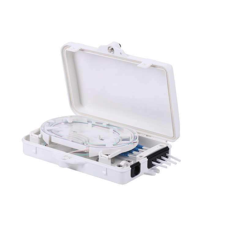4芯壁挂式分光分纤箱 6芯8芯光纤分路箱 2芯12芯光缆楼道分纤箱