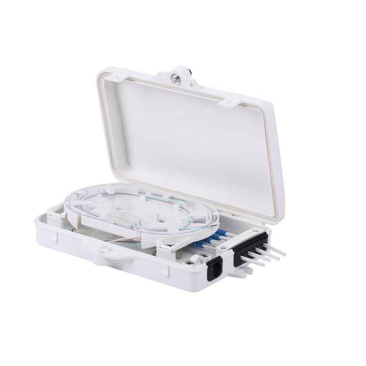 Производители 4 ядра настенный световод разделитель коробка 6 ядро 8 ядро 12 волоконно-оптический распределитель коробка коридор оптический кабель делитель коробка 4