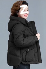 小个子妈妈冬装棉衣外套新款中老年短款羽绒棉服棉袄一件起批工厂