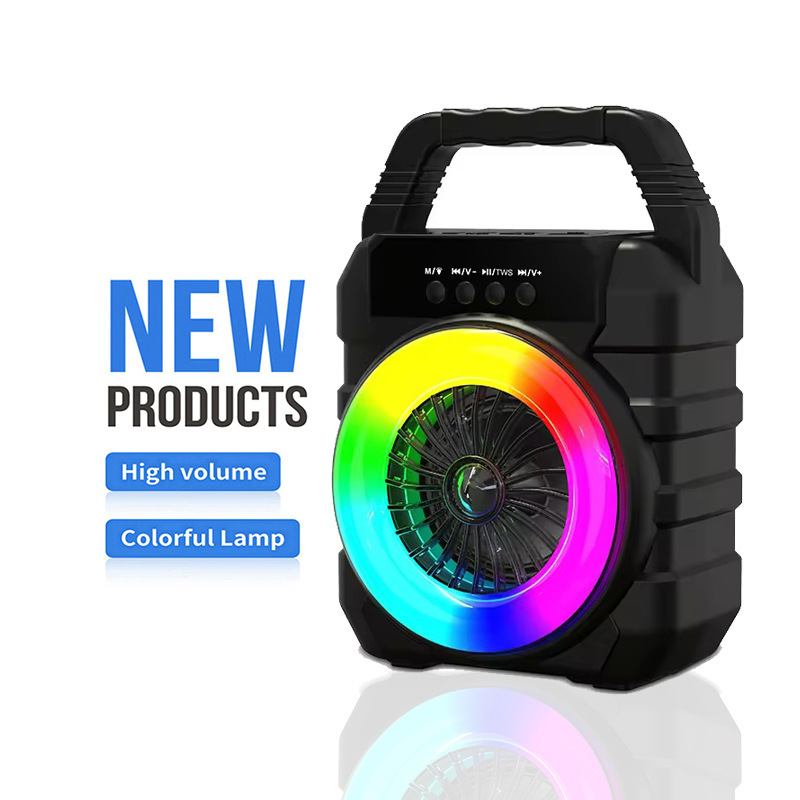 Cross-Border Special Offer 4inch Wireless Portable Bluetooth Speaker Mini Portable Subwoofer High Volume Card Audio