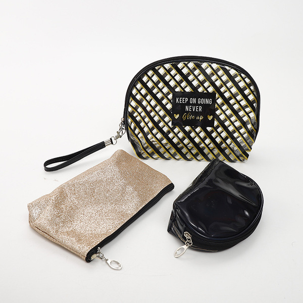 Brand waterproof handheld capacious cosmetic bag for traveling