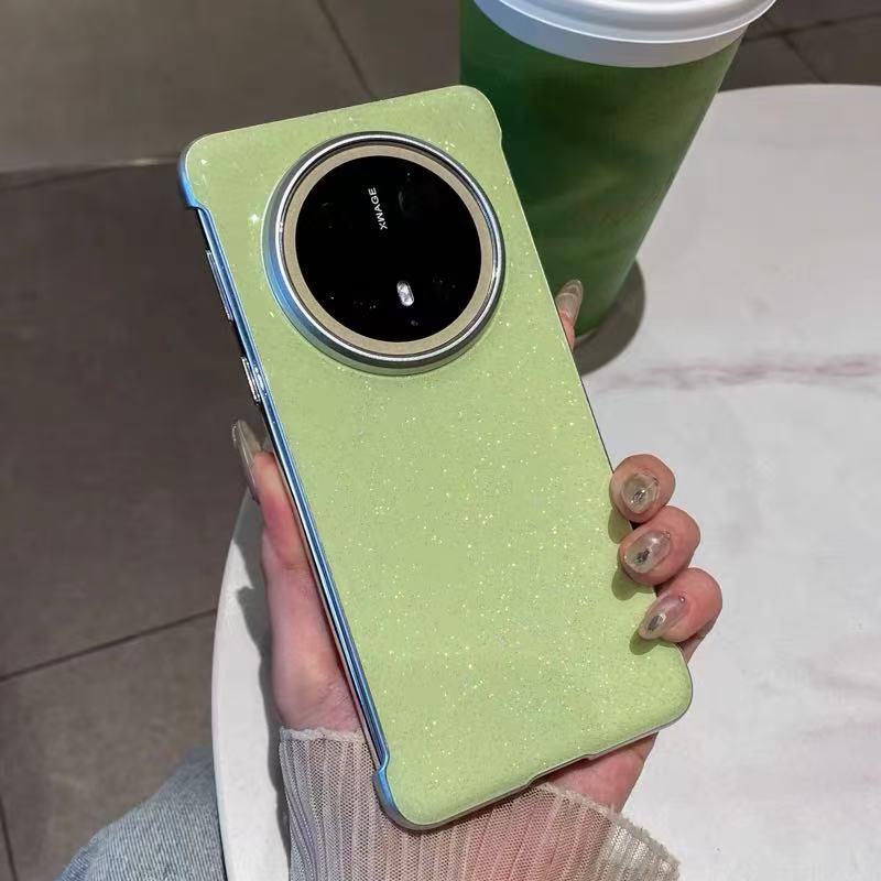 Brillo de color sólido simple sin bordes para Huawei Mate70Pro funda para teléfono móvil 60 nuevo P70Pro/70 hombres y mujeres