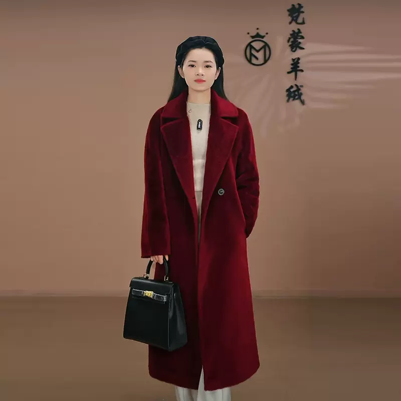 皇室婴驼 女主角开关领高级带内衬比苏力更高级的大衣可过冬的