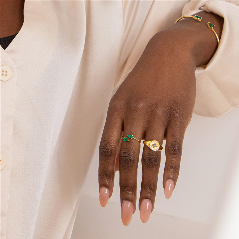 4g Weight Zircon Inlay Material Open Rings, Rings Classification Adjustable Ring Size 1 Piece Quantity Daily Occasion 925 Sterling Silver Material Geometric, Cross, Water Droplets Pattern Women's Gender Plating, Inlay Design Simple Style Style 1 Piece 925 Sterling Silver Geometric Cross Water Droplets Zircon Open Rings Rings 20