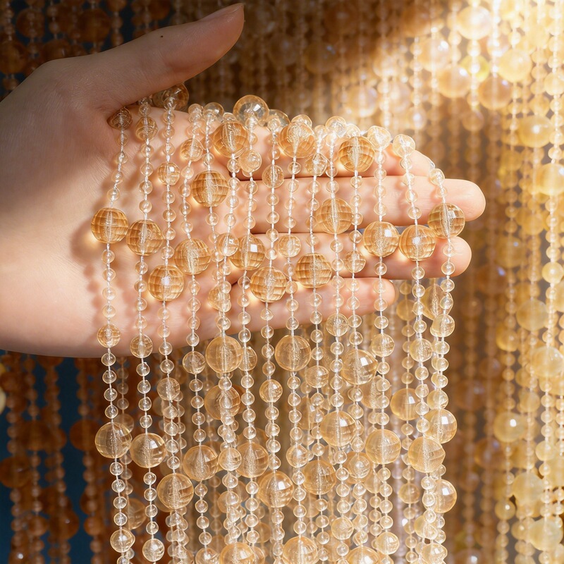 Acrylic Wedding String Bead Curtain Hanging Decoration Crystal Guide Chain DIY Door Curtain Bead Chain Christmas Tree New Decoration Chain Acrylic Wedding String Bead Curtain Hanging Decoration Crystal Guide Chain DIY Door Curtain Bead Chain Christmas Tree New Decoration Chain