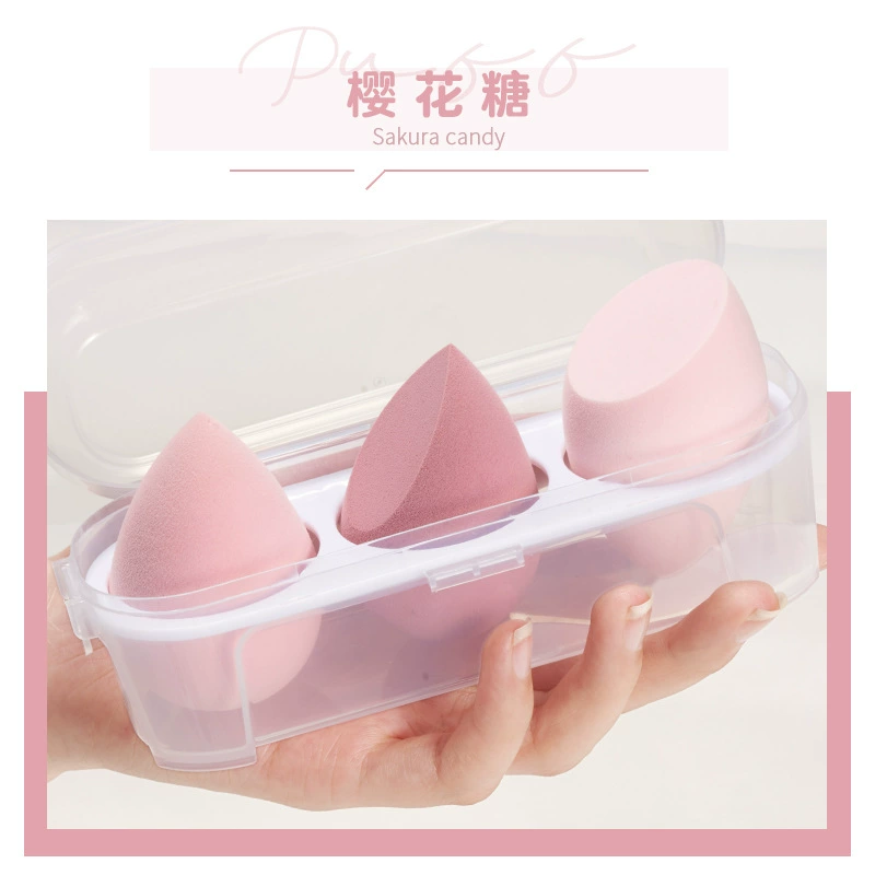 Косметический спонж (MAYCREATE) Sakura Candy, набор из 4 спонжей для макияжа, влажное/сухое использование