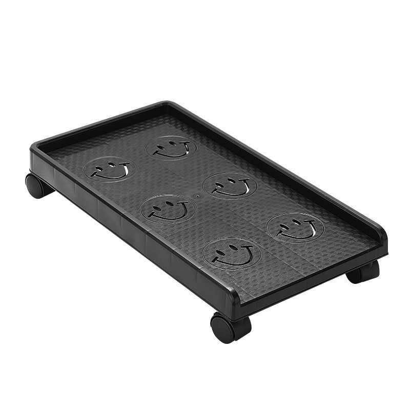 Desktop computer tower stand, movable case support base, universal height-adjustable storage rack for home and office use