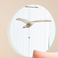 飛べるカモメ創意オーナメントつり木製鳥癒し系子供部屋はらはら窓ベランダ吊りインスタ飾り