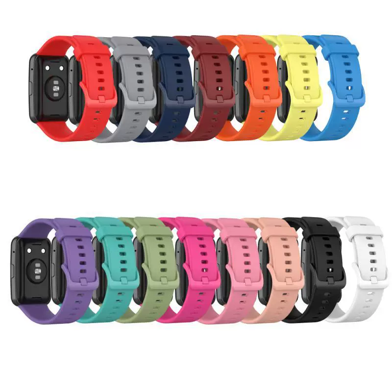 1 шт Подходит для Huawei Watch Fit Color Buckle силиконовый ремешок