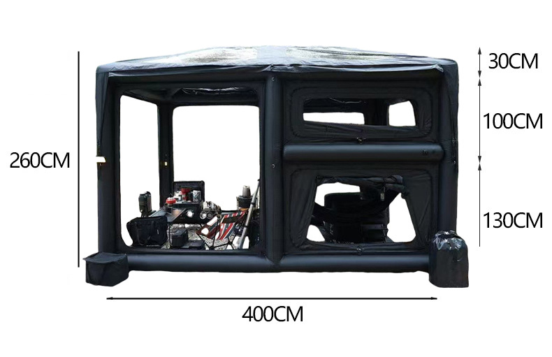 Customized New Car Camping Style Villa Inflatable Tent Outdoor Foldableable Portable Suv Pickup Rv Tail Tent