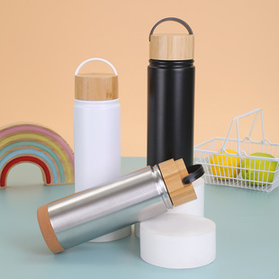 ����304���P�550ml�����y̫�Չ�ľ�y���wľ�ױ��ر������\��ƿ